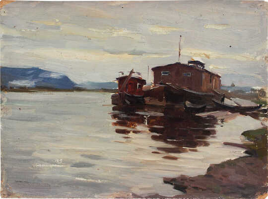 Алексеев Адольф Евгеньевич. Баржи на севере